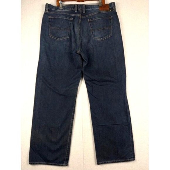 Lucky Brand 181 Relaxed Straight Men's Jeans Blue Denim Size 40x32 - Picture 2 of 13